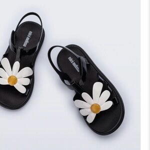 Mini Melissa Hip Bloom Sandals, size 13